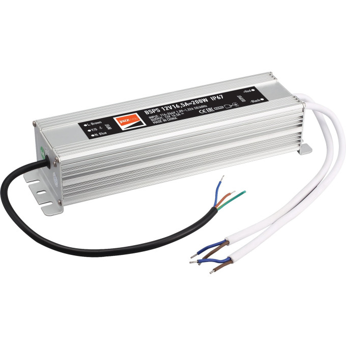 JAZZWAY BSPS 12V 16,5A=200W влагозащищенный IP67 1016348A