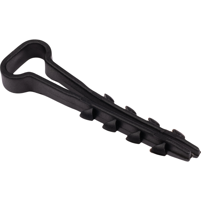 Дюбель-хомут JAZZWAY 5054967 PCD-F 05х08-45-100BL для плоского кабеля PA6,6