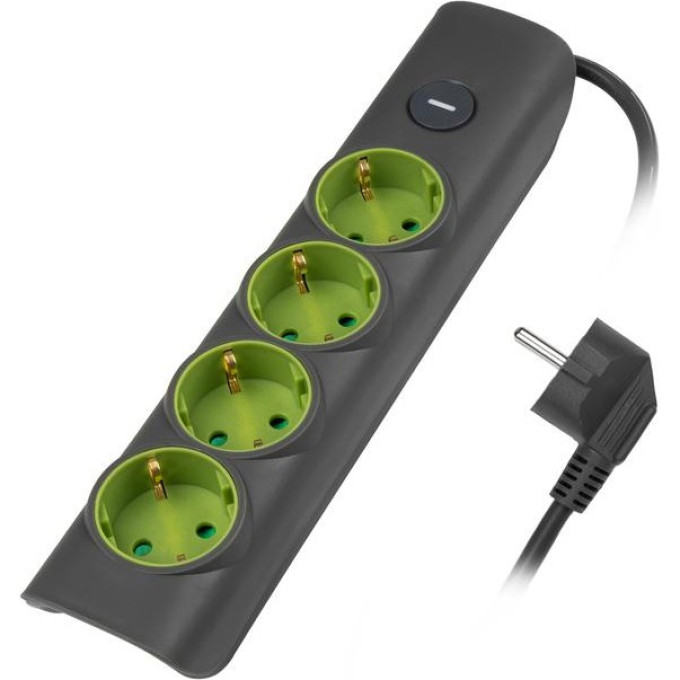 Удлинитель JAZZWAY ET-04-300G 5051874 4х3м с заземлением с выключателем